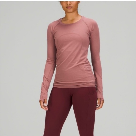 Lululemon Long Sleeve Swiftly Pink size 6 - Picture 3 of 10